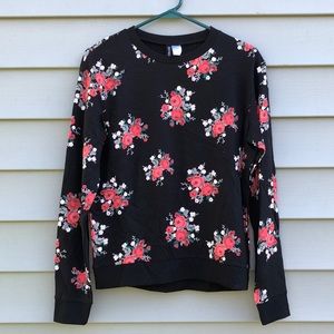 H & M floral sweatshirt